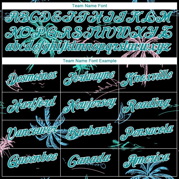 Custom 3D Pattern Design Hawaii Palm Trees Performance T-Shirt - Image 4