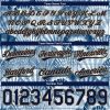 Custom Light Blue Navy-Old Gold 3D Pattern Shells Authentic Basketball Shorts - Image 3