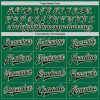 Custom Kelly Green Black-Cream Bomber Full-Snap Varsity Letterman Jacket - Image 4