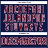 Custom Navy Crimson-White Authentic Baseball Jersey - Image 5
