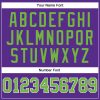 Custom Purple Neon Green-White Authentic Sleeveless Baseball Jersey - Image 4