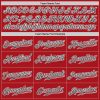 Custom Red Steel Gray-White Authentic Baseball Jersey - Image 5