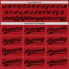 Custom Red Black Authentic Baseball Jersey - Image 4