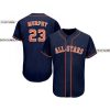 Custom Navy Orange-White Baseball Jersey - Image 3