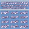 Custom Light Blue White-Red Authentic Baseball Jersey - Image 5