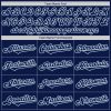 Custom Navy Navy-Powder Blue Authentic Baseball Jersey - Image 5