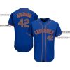 Custom Royal Gray-Orange Baseball Jersey - Image 3