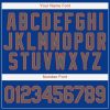 Custom Royal Gray-Orange Baseball Jersey - Image 4