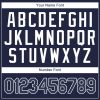 Custom Navy White-Powder Blue Baseball Jersey - Image 4